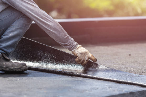 Professional Basement Waterproofing technician working in Scottville, MI